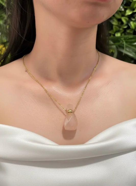 Rose Quartz Necklace – Gentle Love & Compassionate Glow