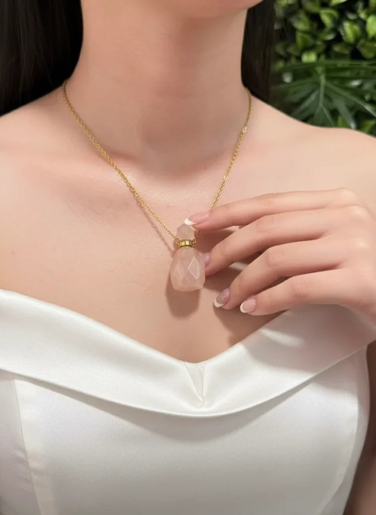 Rose Quartz Necklace – Gentle Love & Compassionate Glow
