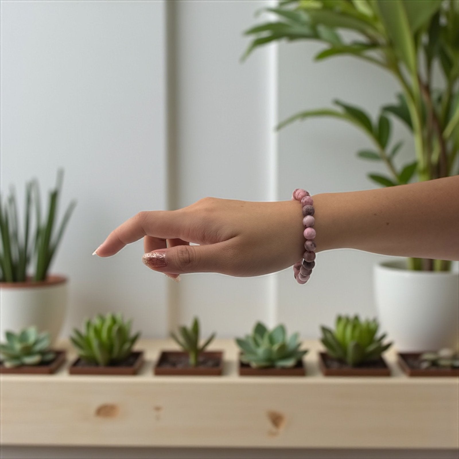 Rhodonite Bracelet – Gentle Love & Healing Energy