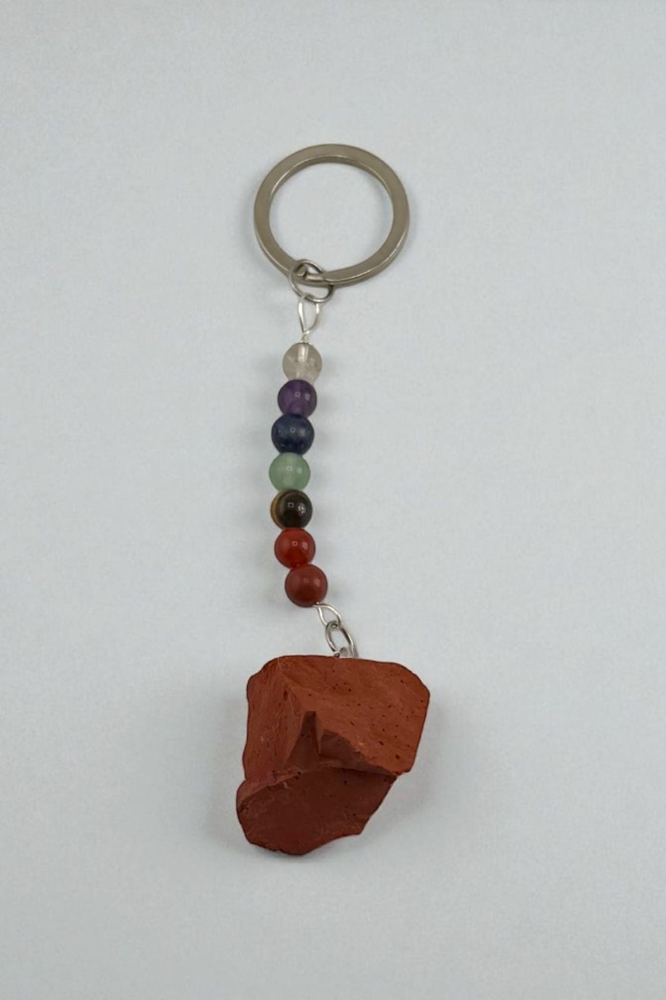7 Chakra Crystal Keychain – Healing Stone Keychain for Chakra Balance & Energy Flow