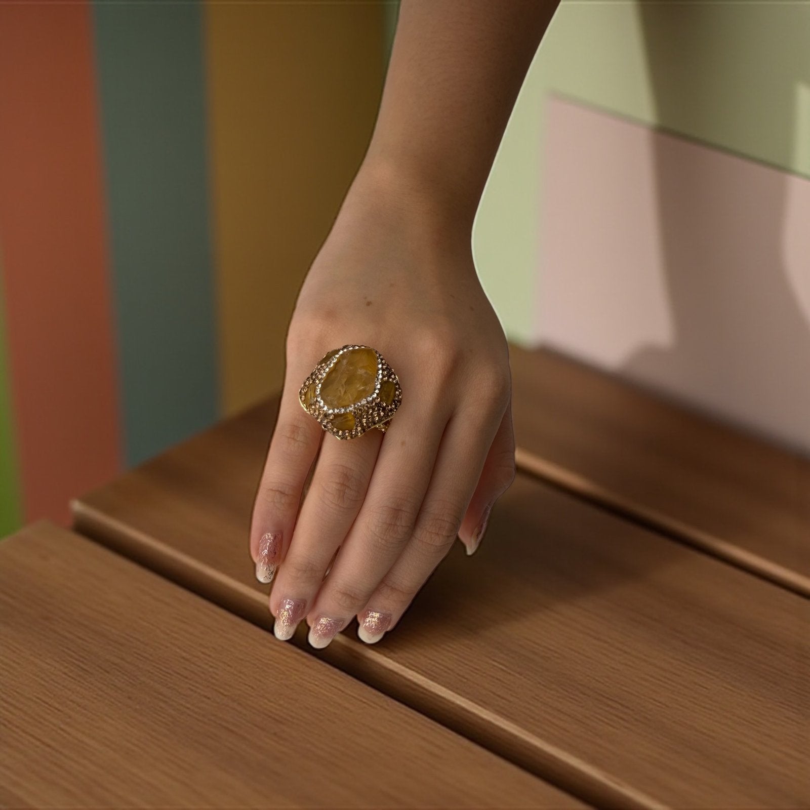 Solar Luxe Citrine Ring – Command Energy & Radiate Confidence