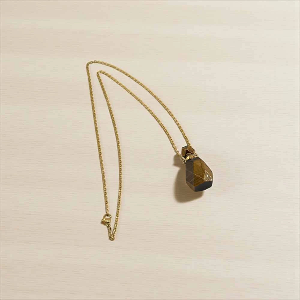 Tiger Eye Necklace – Courage, Focus & Golden Power