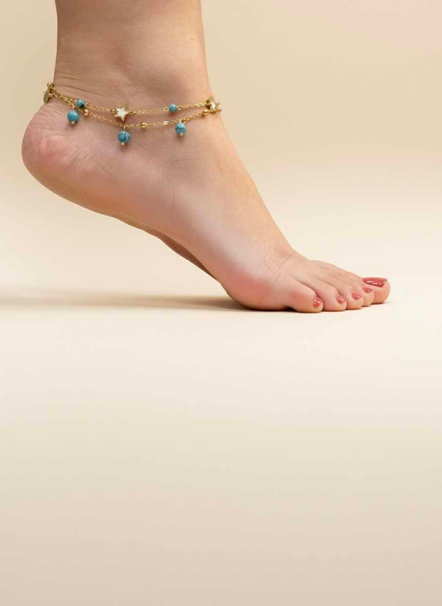 Turquoise Anklet for Women – Stylish Healing Jewelry & Elegant Turquoise Stone Anklets