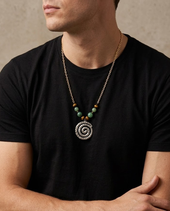 Harmony Spiral Prosperity Necklace