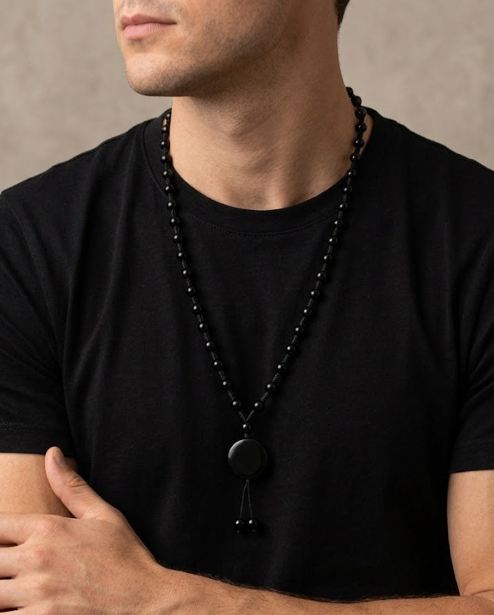 Black Onyx Eclipse Harmony Necklace