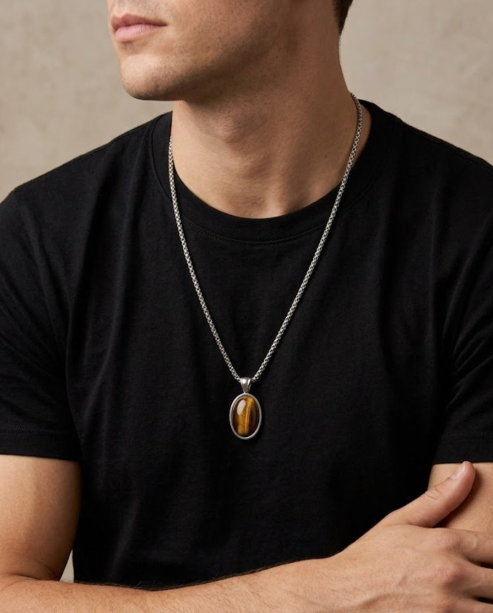 Tiger Eye Valor Necklace