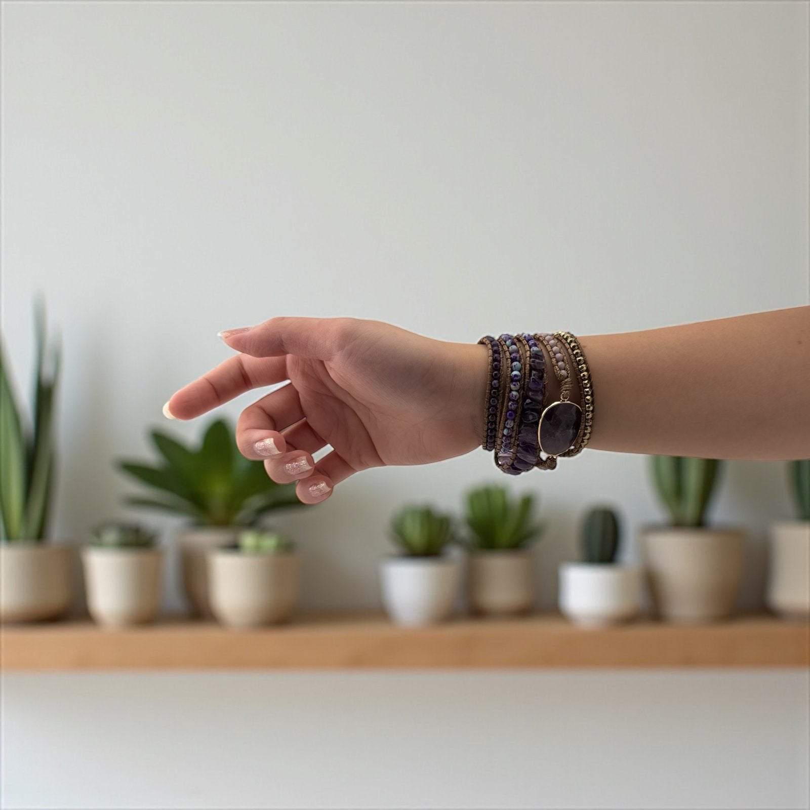 Amethyst Bracelet – Intuition, Calm & Healing Spirit