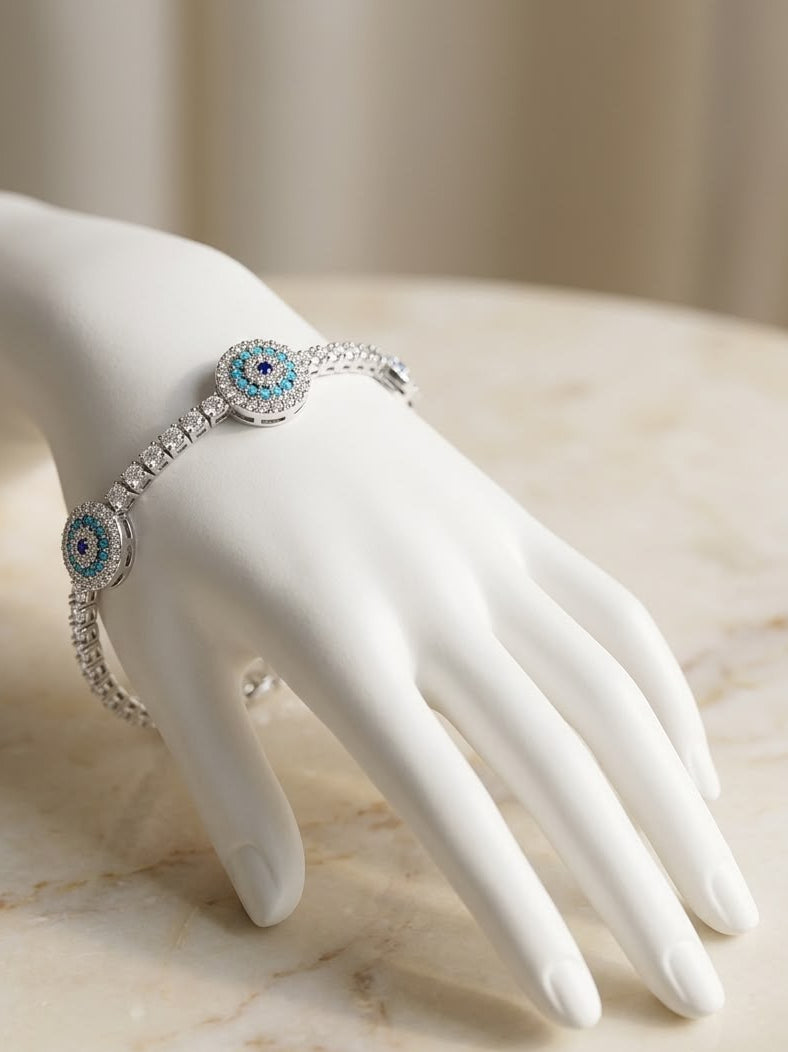 Evil Eye Radiance Tennis Bracelet