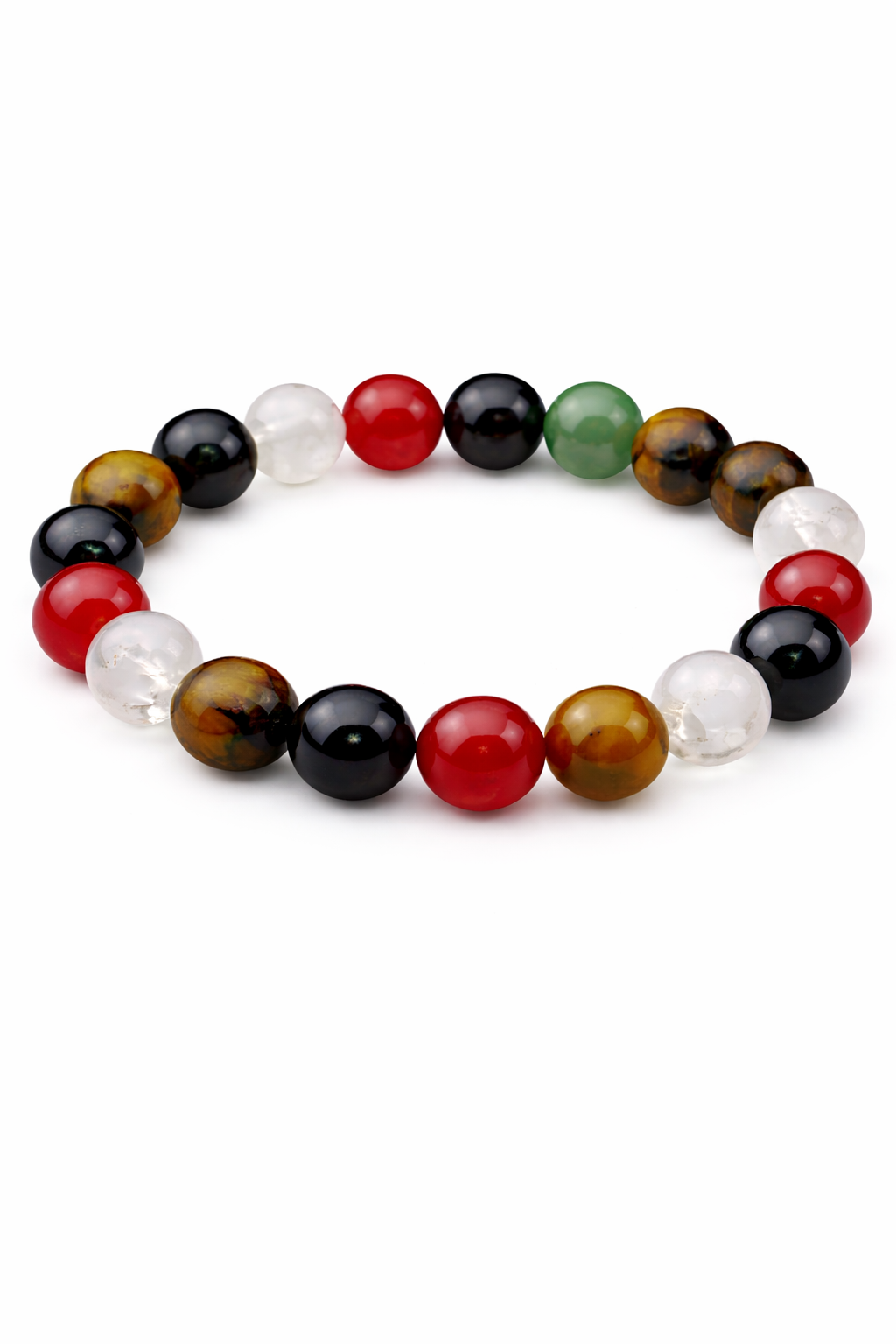 Chakra Harmony Bracelet – Unlock Prosperity & Stability with Red Jasper & Tiger Eye