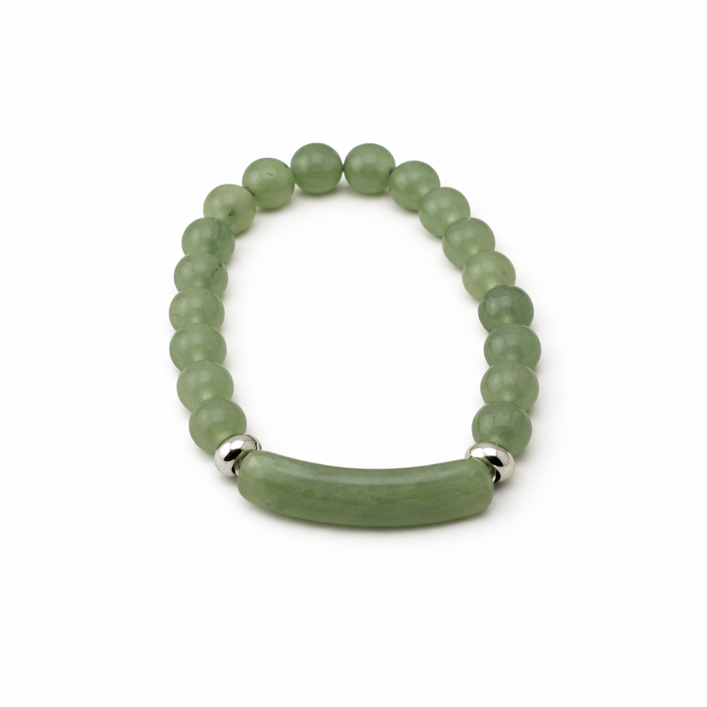 Jade Bracelet - with Center Bar
