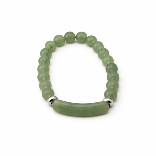 Jade Bracelet - with Center Bar