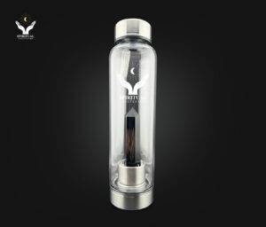 Aura Shield – Black Obsidian Crystal Bottle