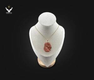 Earth Ember – Raw Red Crystal Necklace