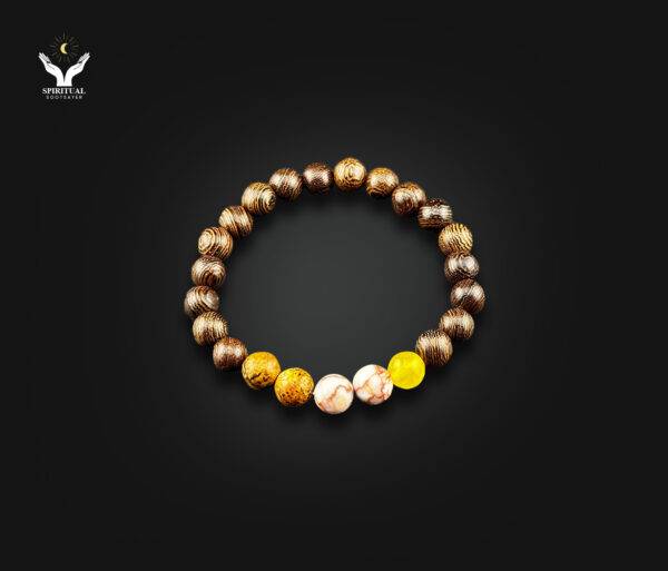 Nature Soul – Wood & Earth Stone Bracelet