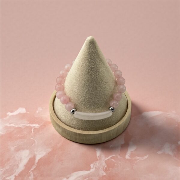 Blush Seal  Stones: Rose Quartz + White Jade (For personal magnetism, social confidence, and balanced energy) - Image 3