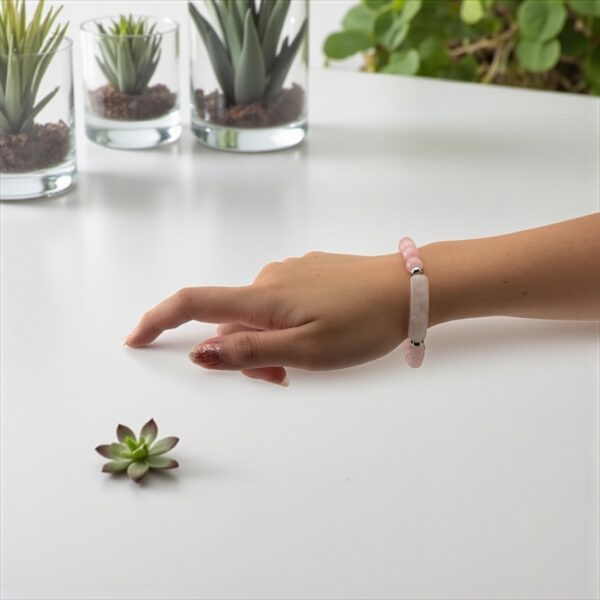 Blush Seal  Stones: Rose Quartz + White Jade (For personal magnetism, social confidence, and balanced energy) - Image 4