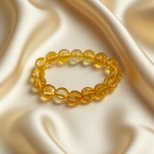 CashGlow – 10mm  Stone: Citrine (For money magnetism, financial luck, and business success)