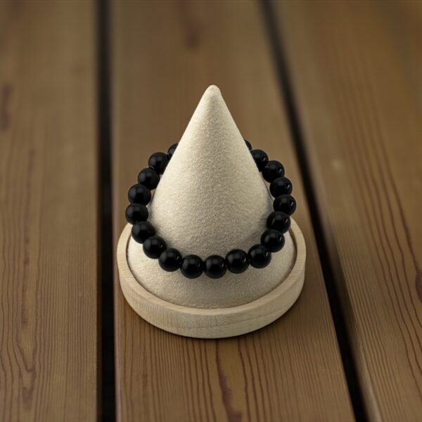 DarkGuard – 10mm Stone: Black Obsidian Purpose: Protection, grounding, and energetic shield - Image 3