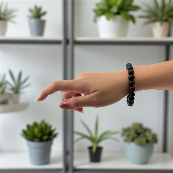 DarkGuard – 10mm Stone: Black Obsidian Purpose: Protection, grounding, and energetic shield - Image 4