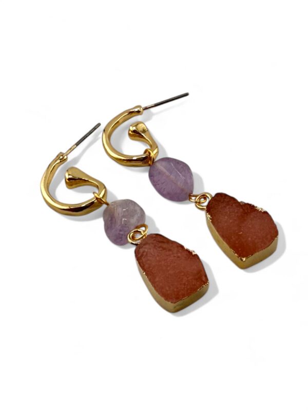 Dream Bloom – Soft Spirit Dangle Earrings - Image 3