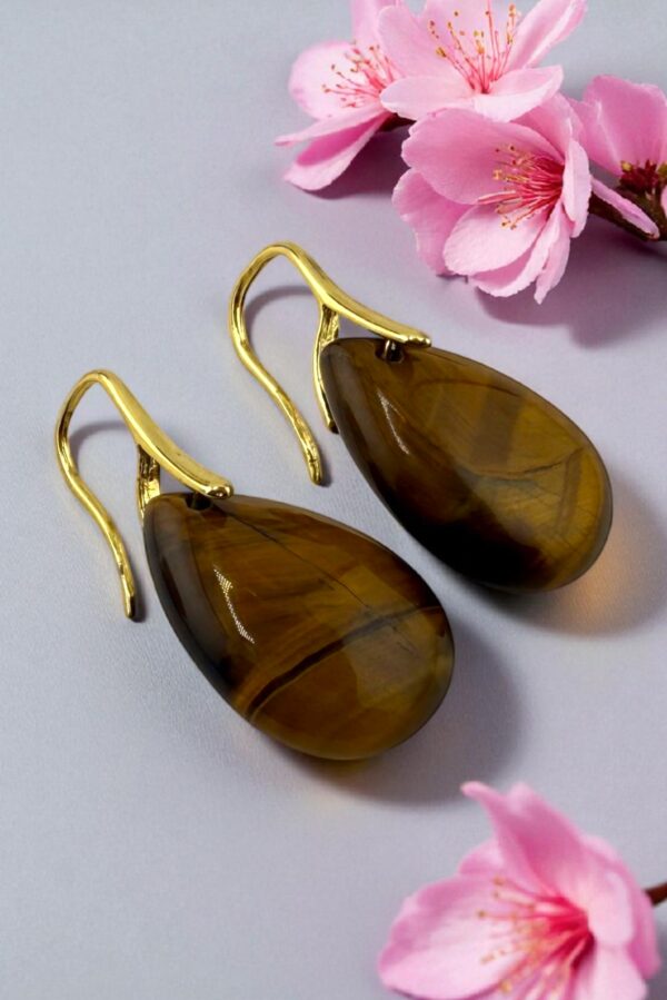 Golden Dusk – Grounded Energy Earrings - Image 2