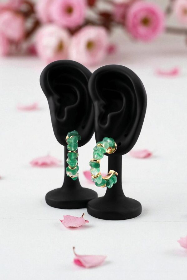 Jade Bloom – Harmony Hoop Earrings