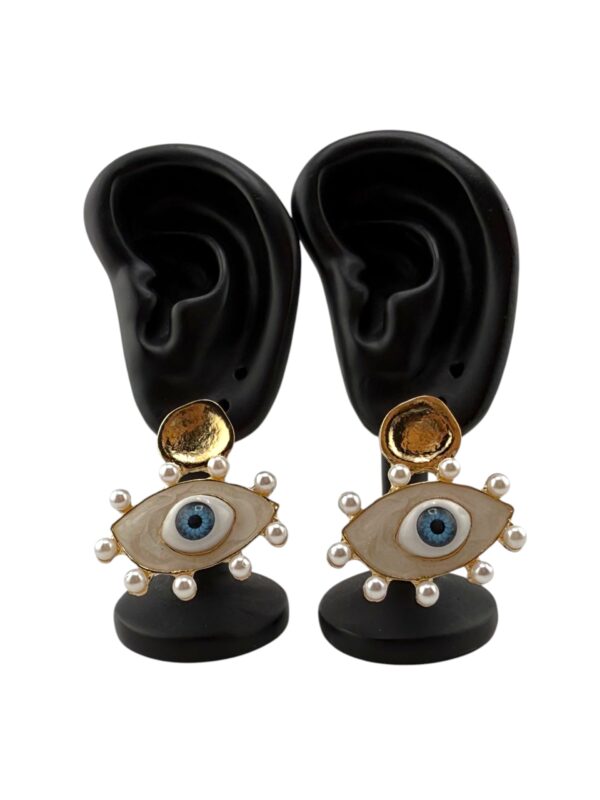 All-Seeing Grace – Evil Eye Pearl Drops - Image 3
