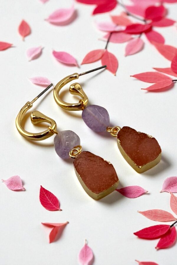 Dream Bloom – Soft Spirit Dangle Earrings - Image 2