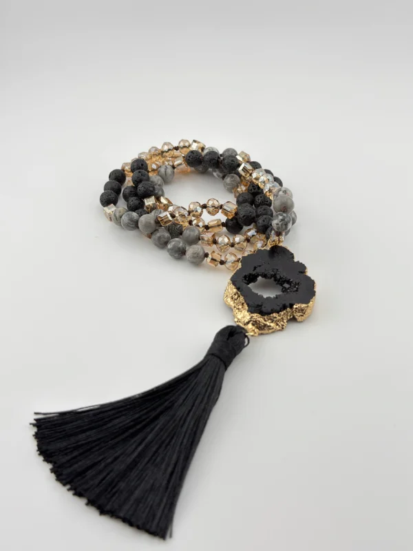 Obsidian Veil Mala/Bracelet – Aura shield & silent strength - Image 2