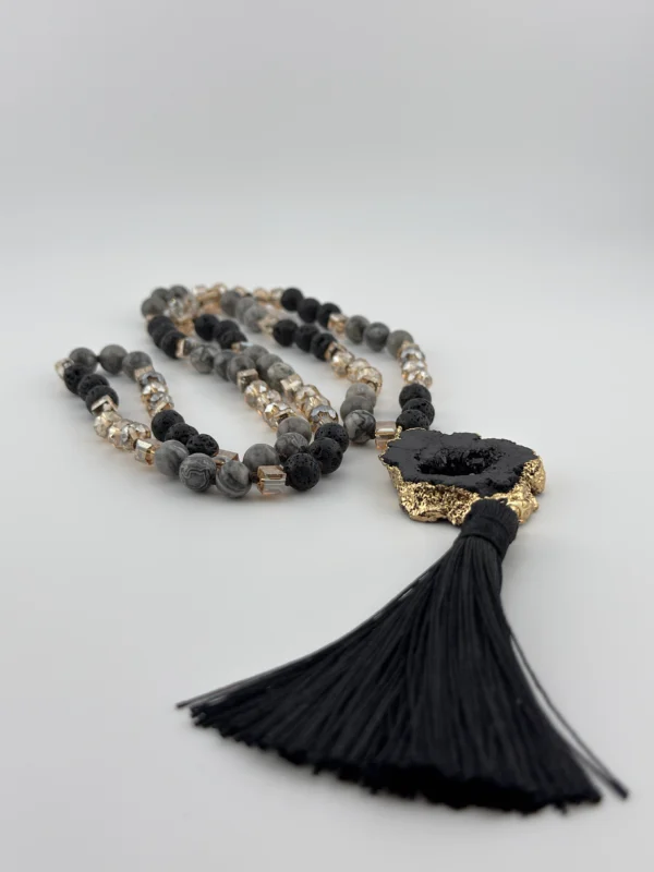 Obsidian Veil Mala/Bracelet – Aura shield & silent strength - Image 3