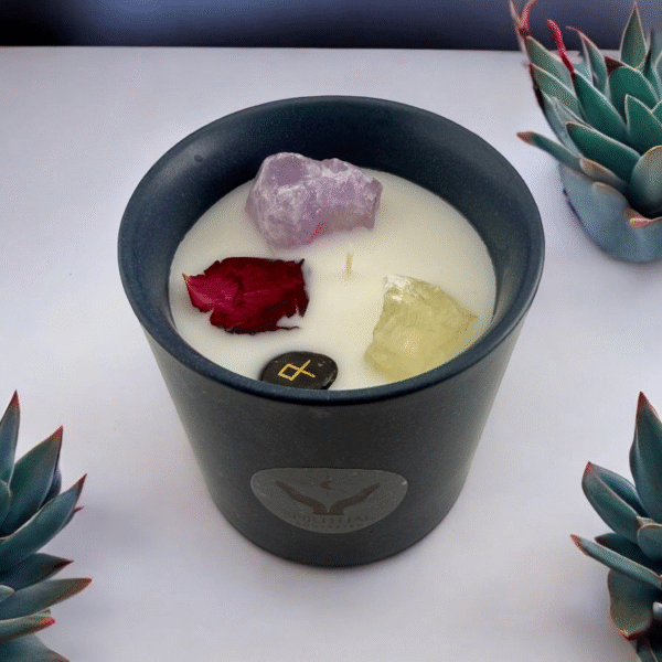Mystic Rune – Intuition & Abundance Candle - Image 2