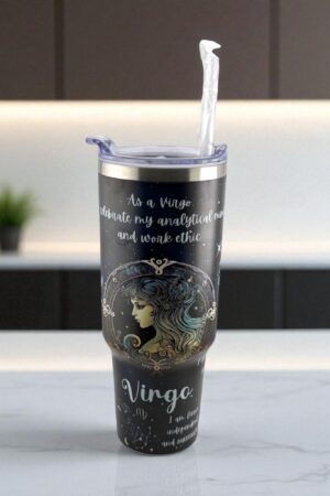 Stellar Virgo Zodiac Tumbler – Precision Meets Power