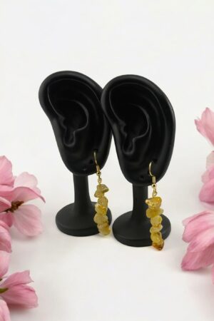Golden Swirl Earrings – Attract Abundance, Stay Grounded