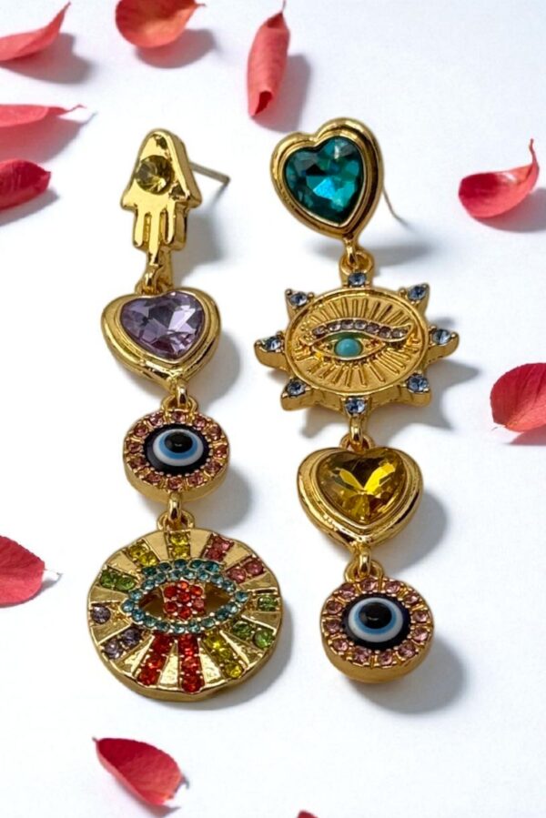 Mystic Muse Earrings – Symbols of Light & Protection - Image 2
