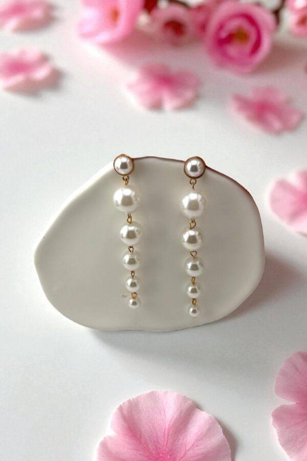 Luna Grace – Pearl Drop Earrings