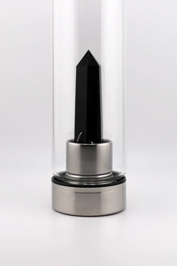 Obsidian Guard – Crystal Elixir Bottle for Protection & Detox - Image 2