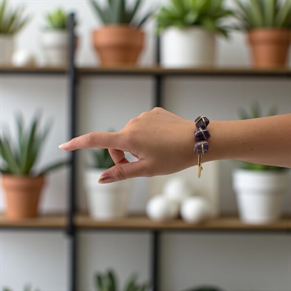 Amethyst Mystic Guard Cuff – Channel Higher Wisdom - Image 4