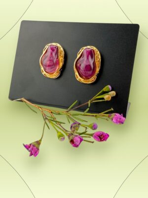 Royal Bloom – Bold Elegance With Strawberry Quartz