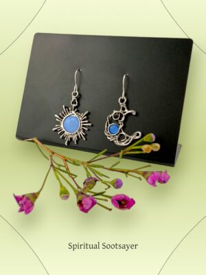 Angelic Duality – Sun & Moon Harmony Earrings