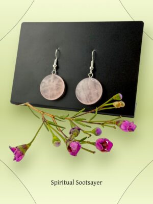 Love Blush – Rose Quartz Drop Earrings