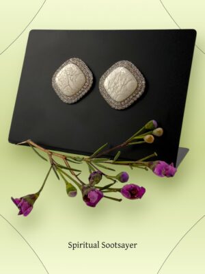 Ivory Luxe Studs – Classic Glamour, Timeless Grace