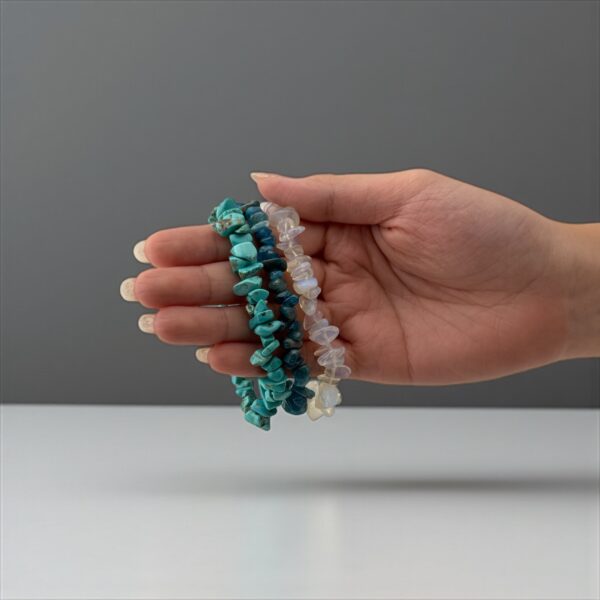 Amazonite  Spirit Stack Bracelet– Embrace the Flow of Calm & Clarity - Image 3