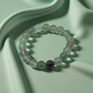 NeuroCalm – 10mm  Stone: Fluorite (For emotional detachment, toxic bonds, and boundary reinforcement)