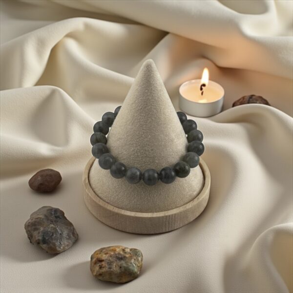 ShadowVault – 10mm Stone: Labradorite (For psychic protection, intuition clarity, and shielding from envy) - Image 2
