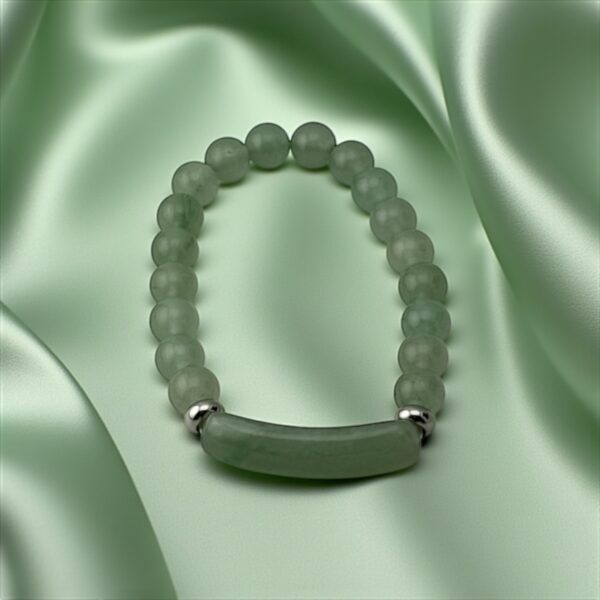GroundBeam – 10mm Stone: Green Tiger Eye (For financial grounding, focus under pressure, and career determination)
