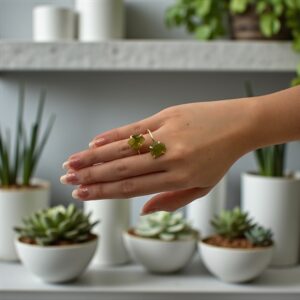 Olive Root Ring – Invite Balance, Embrace Growth