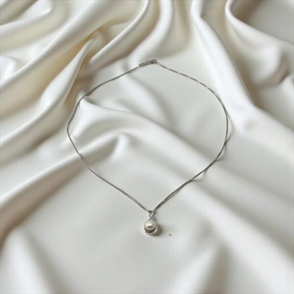 Moondrop Grace – Purity & Feminine Wisdom Necklace - Image 2
