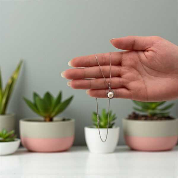 Moondrop Grace – Purity & Feminine Wisdom Necklace - Image 3
