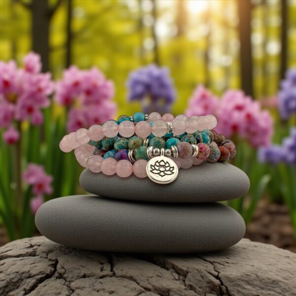 Unity Bloom Mala/Bracelet – Reconnect with Peace & Love - Image 2