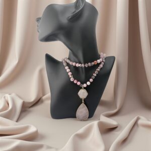 Blush Shield Mala/Bracelet – Love Strength & Rekindling Lost Connections